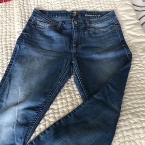 7 for all man kind Kimmie Crop size 30